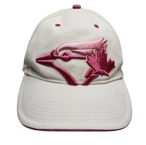 Toronto Blue Jays Cap 47 Brand White Pink Girls Youth Size Adjustable